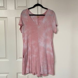 Smash+Tess: The Sunday Shorty in Bubblegum Tie Dye